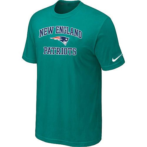 New England Patriots Heart & Soul Green T-Shirt Cheap