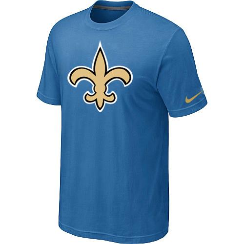 New Orleans Saints Sideline Legend Authentic Logo Dri-FIT T-Shirt light Blue Cheap