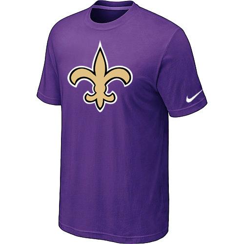 New Orleans Saints Sideline Legend Authentic Logo Dri-FIT T-Shirt Purple Cheap