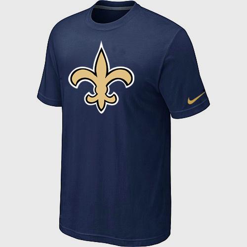 New Orleans Saints Sideline Legend Authentic Logo Dri-FIT T-Shirt D.Blue Cheap
