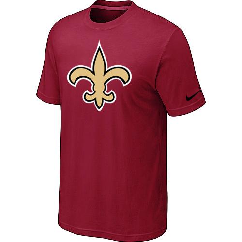 New Orleans Saints Sideline Legend Authentic Logo Dri-FIT T-Shirt Red Cheap