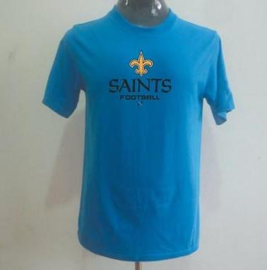 New Orleans Sains Big & Tall Critical Victory T-Shirt light Blue Cheap