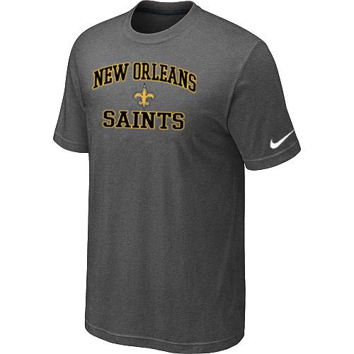 New Orleans Saints Heart & Soul Dark grey T-Shirt Cheap