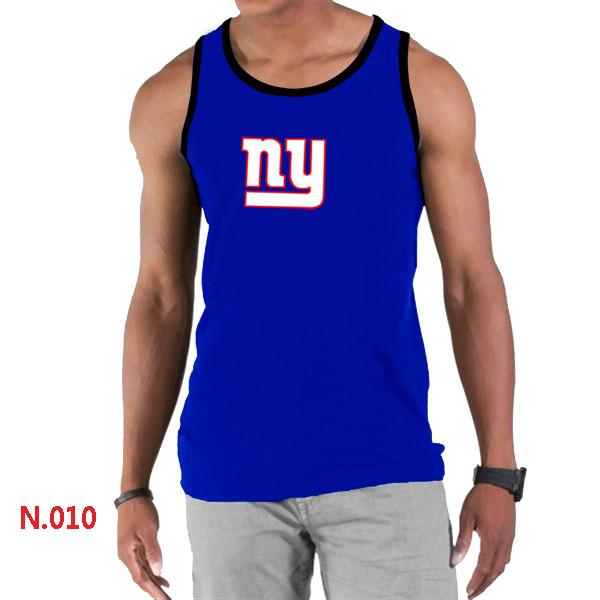 Nike NFL New York Giants Sideline Legend Authentic Logo men Tank Top Blue Cheap