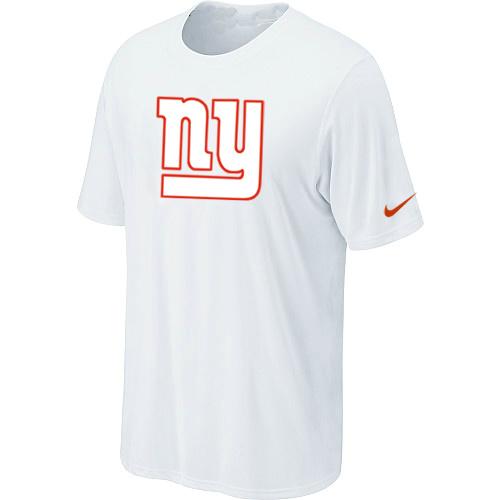 New York Giants Sideline Legend Authentic Logo Dri-FIT T-Shirt White Cheap