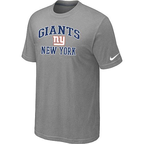 New York Giants Heart & Soul Light grey T-Shirt Cheap