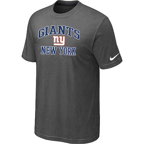 New York Giants Heart & Soul Dark grey T-Shirt Cheap