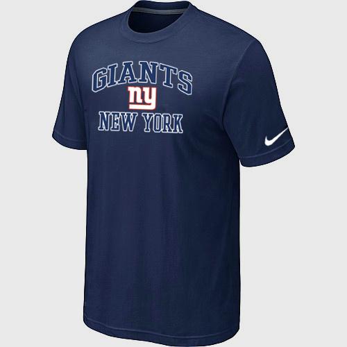 New York Giants Heart & Soul D.Blue T-Shirt Cheap