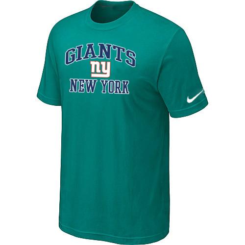 New York Giants Heart & Soul Green T-Shirt Cheap