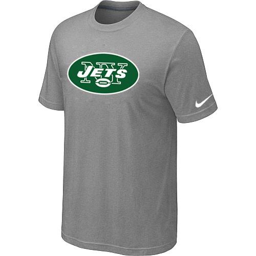 Nike New York Jets Sideline Legend Authentic Logo Dri-FIT Light grey NFL T-Shirt Cheap