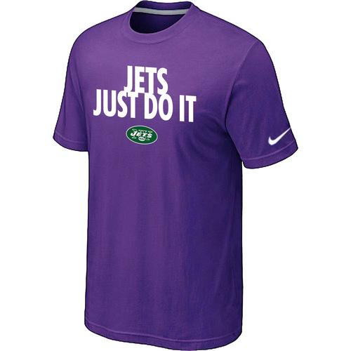 Nike New York Jets Just Do ItPurple NFL T-Shirt Cheap