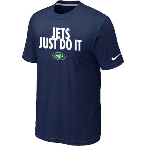 Nike New York Jets Just Do ItD.Blue NFL T-Shirt Cheap
