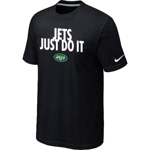 Nike New York Jets Just Do ItBlack NFL T-Shirt Cheap