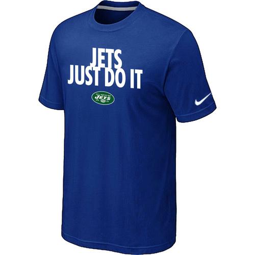 Nike New York Jets Just Do ItBlue NFL T-Shirt Cheap
