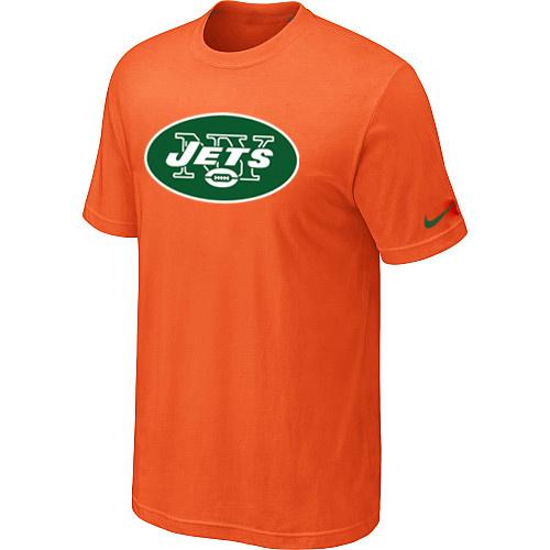 New York Jets Sideline Legend Authentic Logo Dri-FIT T-Shirt Orange Cheap