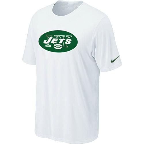 New York Jets Sideline Legend Authentic Logo Dri-FIT T-Shirt White Cheap