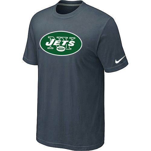 New York Jets Sideline Legend Authentic Logo Dri-FIT T-Shirt Grey Cheap