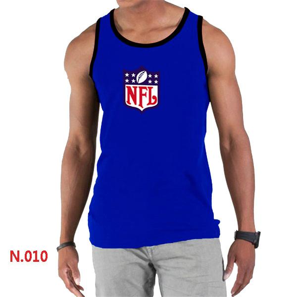 Nike NFL Sideline Legend Authentic Logo men Tank Top Blue Cheap