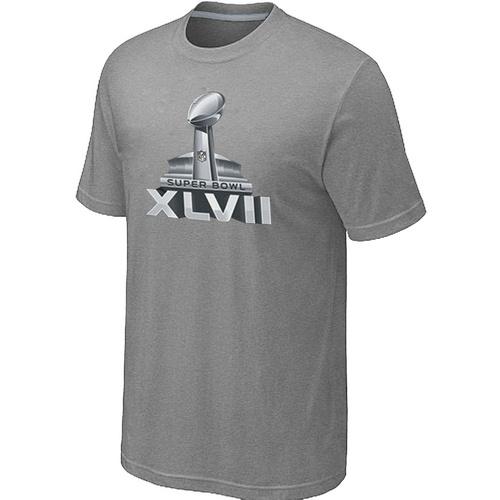 Nike Super Bowl XLVII Logo L.Grey NFL T-Shirt Cheap