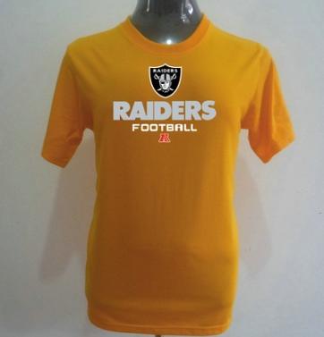 Oakland Raiders Big & Tall Critical Victory T-Shirt Yellow Cheap