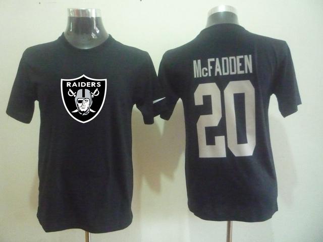Oakland Raiders 20 Darren McFadden Name & Number T-Shirt Cheap