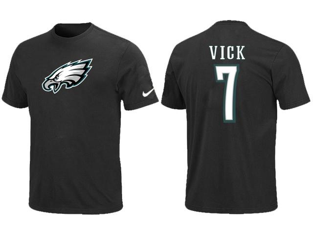 Nike Philadelphia Eagles 7 Michael Vick Name & Number NFL T-Shirt Cheap
