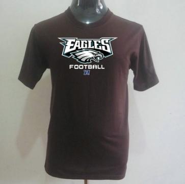 Philadelphia Eagles Big & Tall Critical Victory T-Shirt Brown Cheap