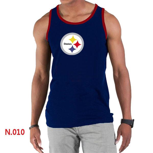 Nike NFL Pittsburgh Steelers Sideline Legend Authentic Logo men Tank Top D.Blue Cheap