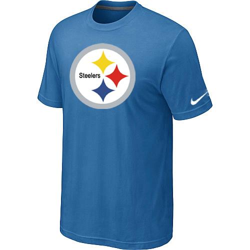 Nike Pittsburgh Steelers Sideline Legend Authentic Logo Dri-FIT T-Shirt light Blue Cheap