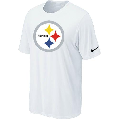 Nike Pittsburgh Steelers Sideline Legend Authentic Logo Dri-FIT T-Shirt White Cheap