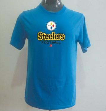 Pittsburgh Steelers Big & Tall Critical Victory T-Shirt light Blue Cheap