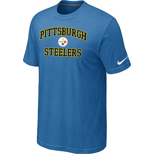 Pittsburgh Steelers Heart & Soul light Blue T-Shirt Cheap