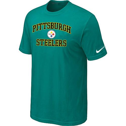 Pittsburgh Steelers Heart & Soul Green T-Shirt Cheap