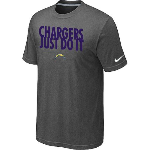 Nike San Diego Charger Just Do It D.Grey NFL T-Shirt Cheap