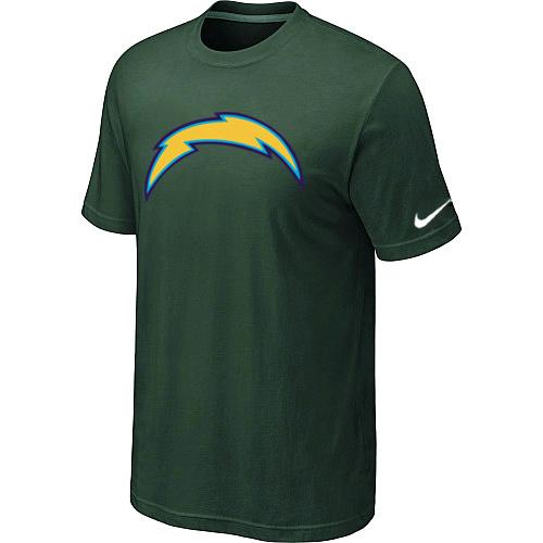 Nike San Diego Chargers Sideline Legend Authentic Logo Dri-FIT T-Shirt D.Green Cheap