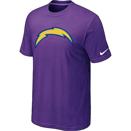 Nike San Diego Chargers Sideline Legend Authentic Logo Dri-FIT T-Shirt Purple Cheap