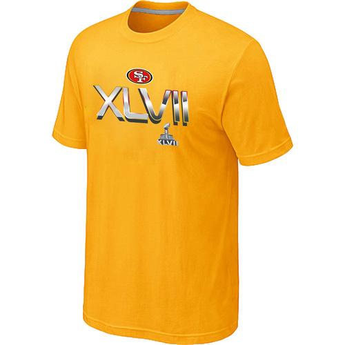 Nike San Francisco 49ers Super Bowl XLVII On Our Way Yellow NFL T-Shirt Cheap