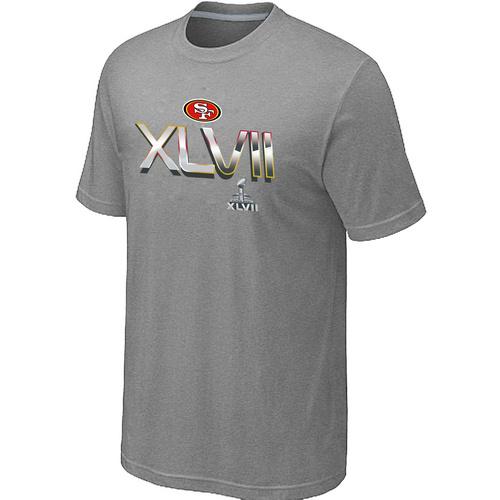 Nike San Francisco 49ers Super Bowl XLVII On Our Way L.Grey NFL T-Shirt Cheap