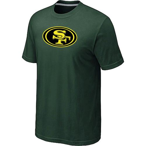 Nike San Francisco 49ers Neon Logo Charcoal D.Green NFL T-Shirt Cheap