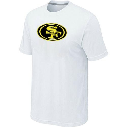 Nike San Francisco 49ers Neon Logo Charcoal White NFL T-Shirt Cheap