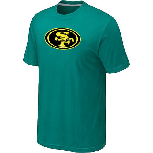 Nike San Francisco 49ers Neon Logo Charcoal Green NFL T-Shirt Cheap