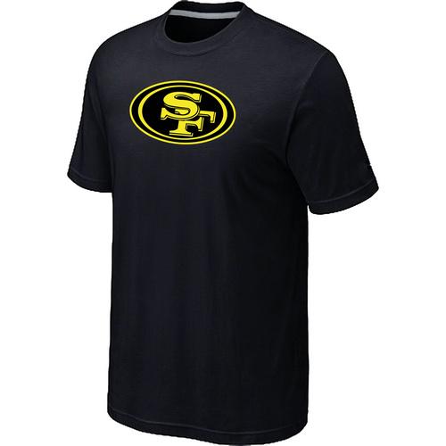Nike San Francisco 49ers Neon Logo Charcoal Black NFL T-Shirt Cheap
