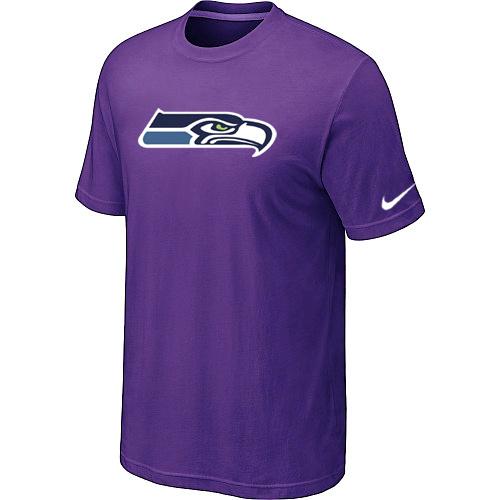 Nike Seattle Seahawks Sideline Legend Authentic Logo Dri-FIT T-Shirt Purple Cheap