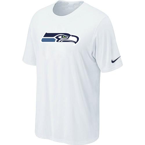 Nike Seattle Seahawks Sideline Legend Authentic Logo Dri-FIT T-Shirt White Cheap