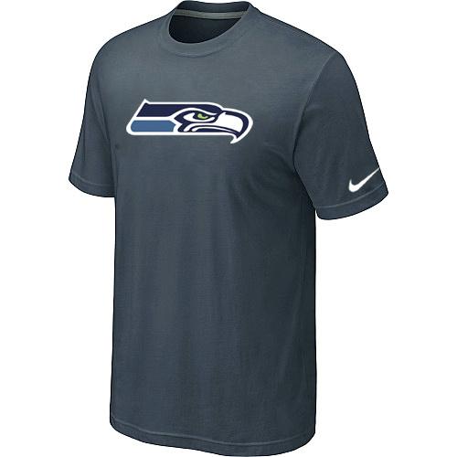 Nike Seattle Seahawks Sideline Legend Authentic Logo Dri-FIT T-Shirt Grey Cheap
