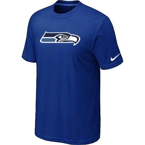 Nike Seattle Seahawks Sideline Legend Authentic Logo Dri-FIT T-Shirt Blue Cheap