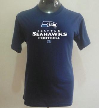 NFL Seattle Seahawks Big & Tall Critical Victory T-Shirt D.Blue Cheap