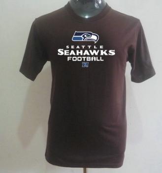 NFL Seattle Seahawks Big & Tall Critical Victory T-Shirt Brown Cheap