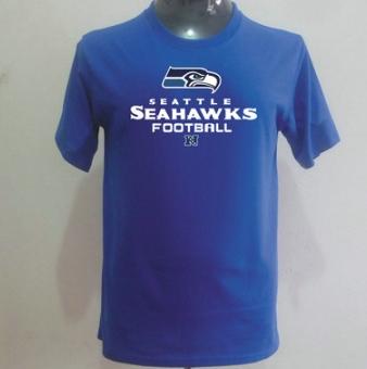 NFL Seattle Seahawks Big & Tall Critical Victory T-Shirt Blue Cheap