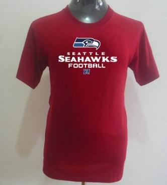 NFL Seattle Seahawks Big & Tall Critical Victory T-Shirt Red Cheap
